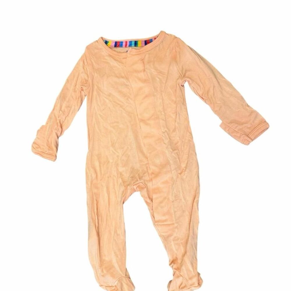 Magnetic-me Orange and Pink Sleepsuits-babygrows